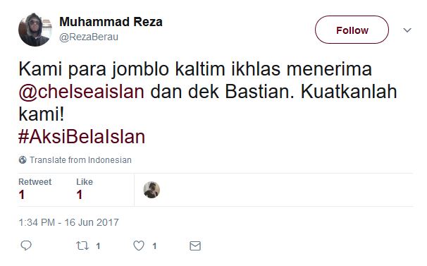 8 Panggilan Netizen untuk Bastian di #AksiBelaIslan