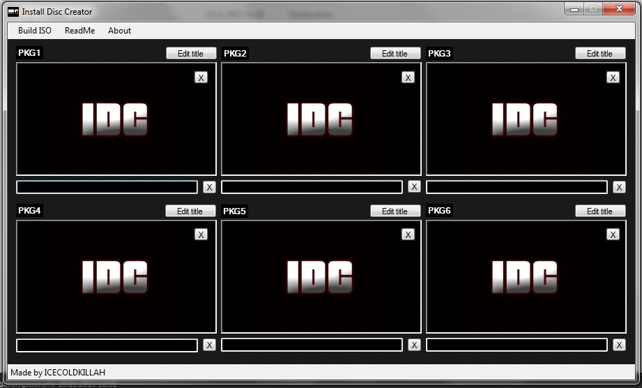 Create 5 1. Стиль PSHACK. IDC - install Disc creator.. Console.title. Как из pkg сделать ISO ps3.