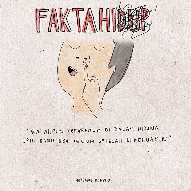 Ilustrasi Kocak 'fakta hidup' Yang Bikin Kamu Tersenyum