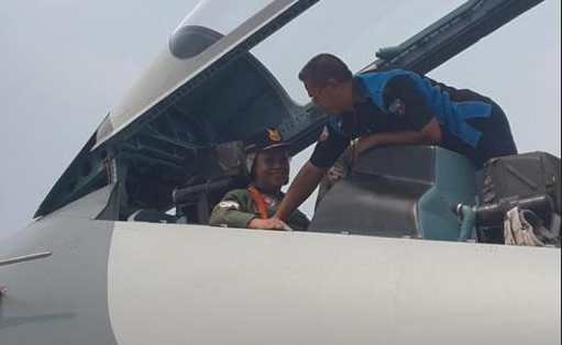 Menkes, Kepala BIN dan KSAD Jajal Sukhoi