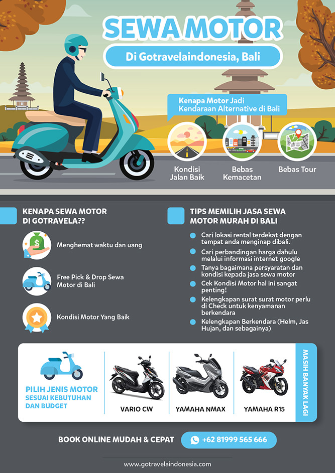 SEWA MOTOR BALI | PROMO RENTAL MOTOR KUTA