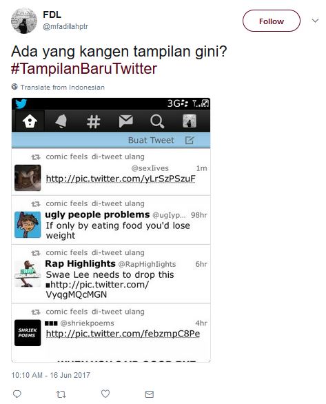 Kicauan User Soal #TampilanBaruTwitter, yang Terakhir On Point Banget