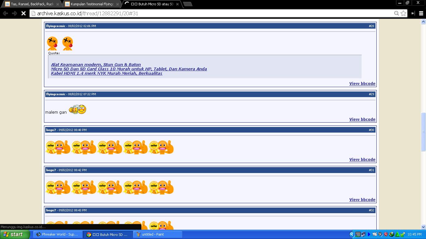 Kumpulan Testimonial Flyingcosmic
