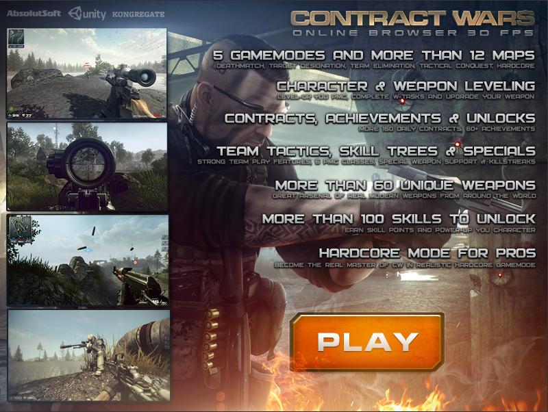 Contract Wars, a 3D FPS web-based game