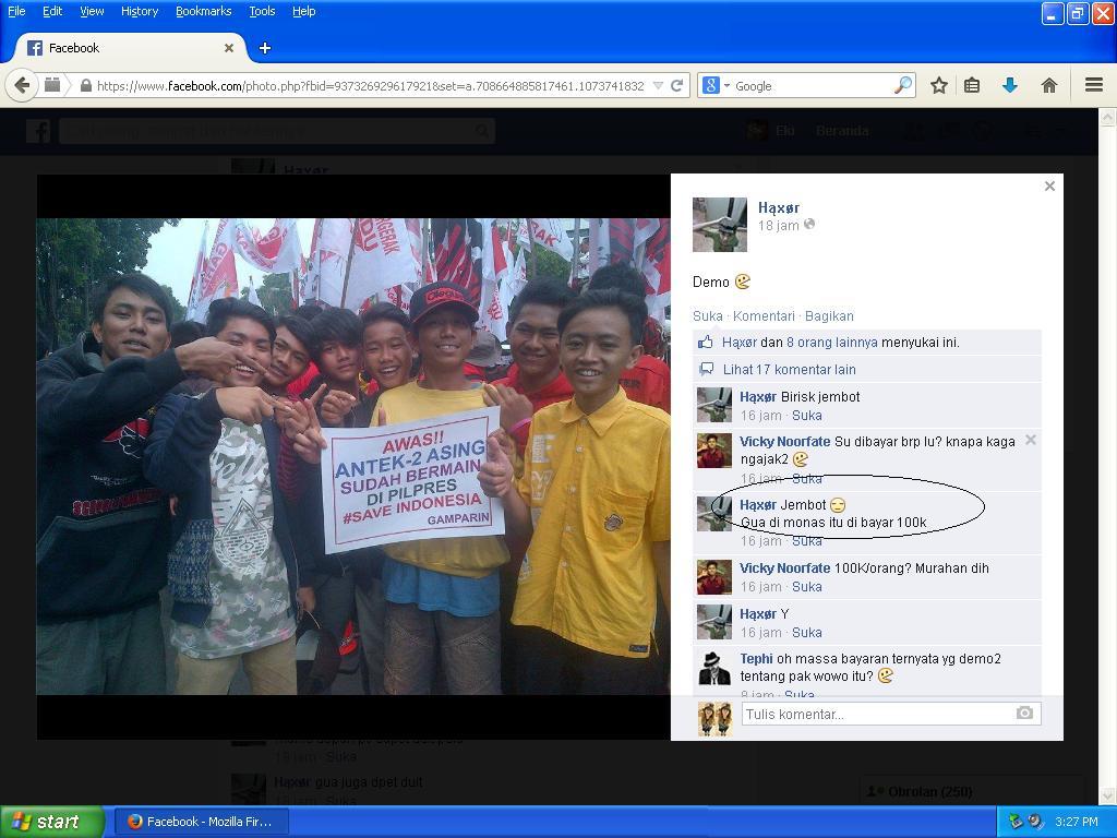 Ababil ikutan Demo gan