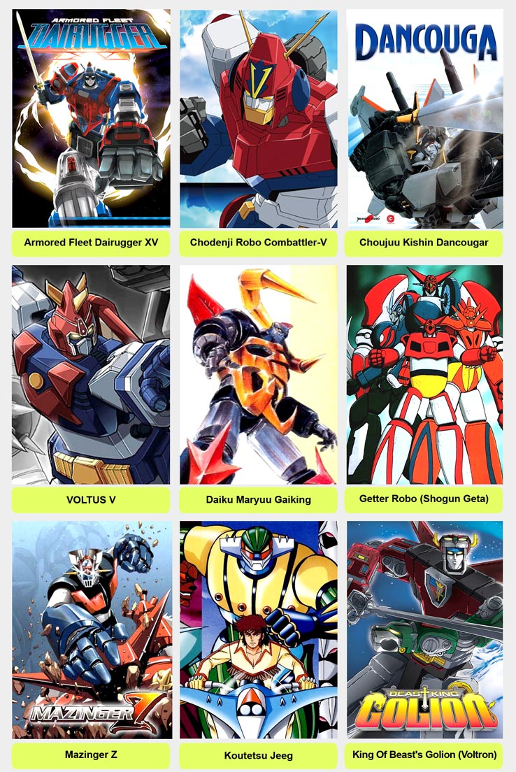 Jasa Isi HD Super Robot & Toku Jadul Murah (Goggle v,Zabogar,Gavan,Megaloman,Dll)