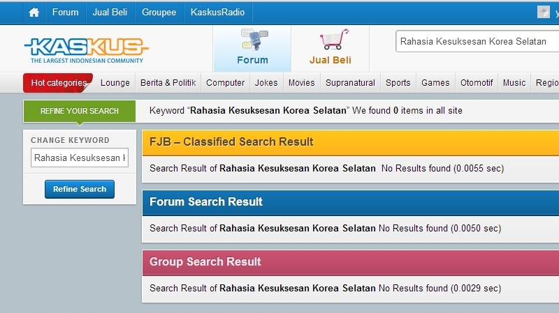 Rahasia Kesuksesan Korea Selatan