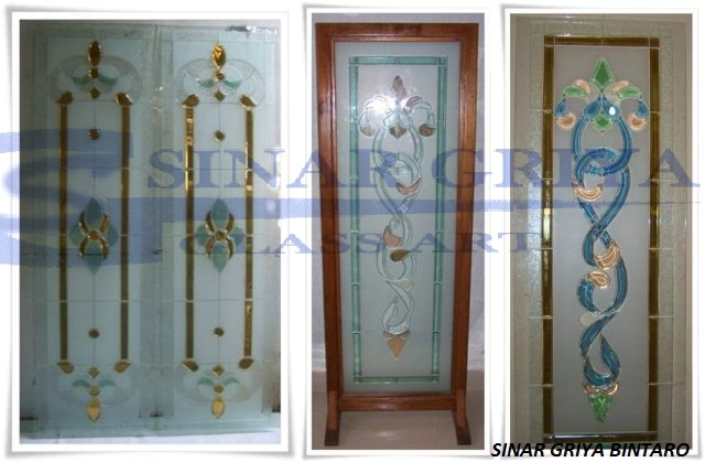 BISNIS Interior Eksterior KACA PATRI , KACA INLAY , KACA GRAVIR , Sinar Griya