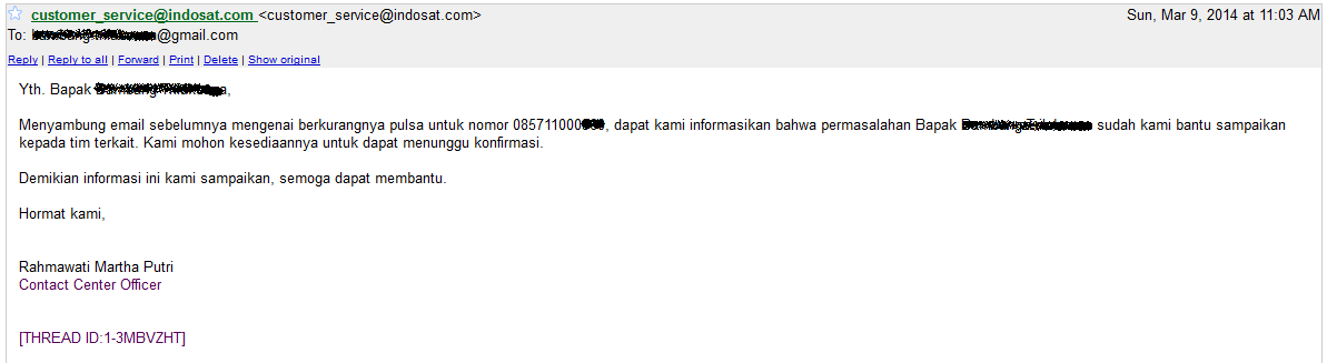 Pulsa IM3 Terus Hilang Tanpa Sebab