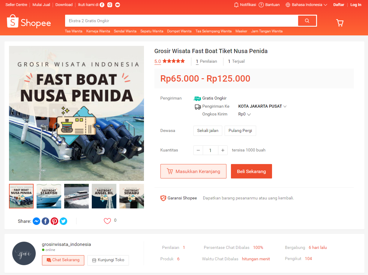 DCAMEL FAST BOAT NUSA LEMBONGAN