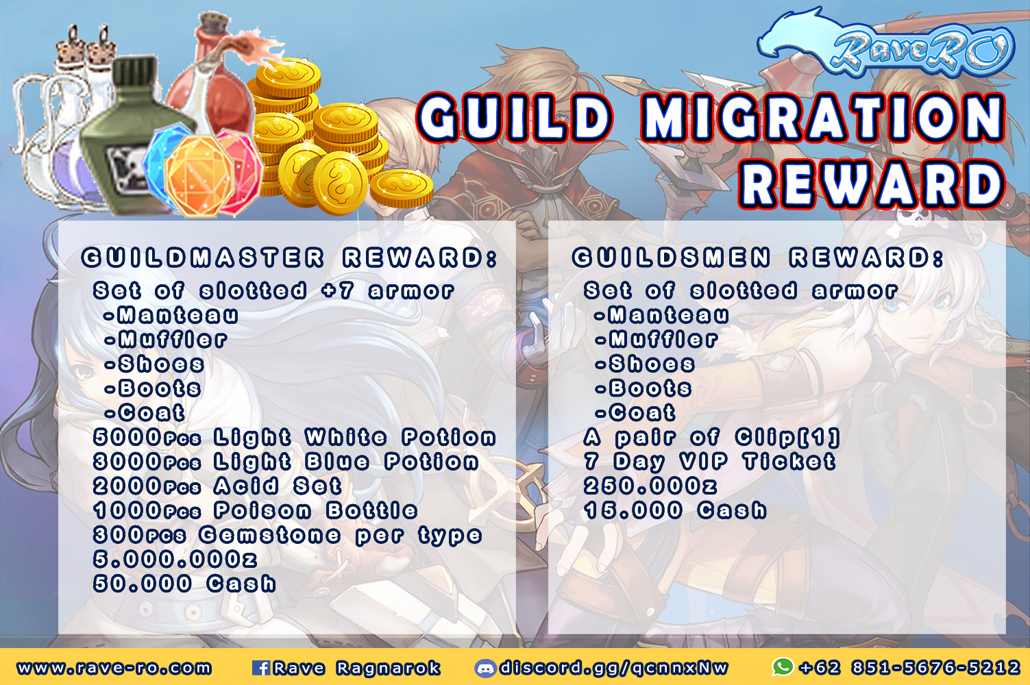 Rave Ragnarok Private Server Guild Migration