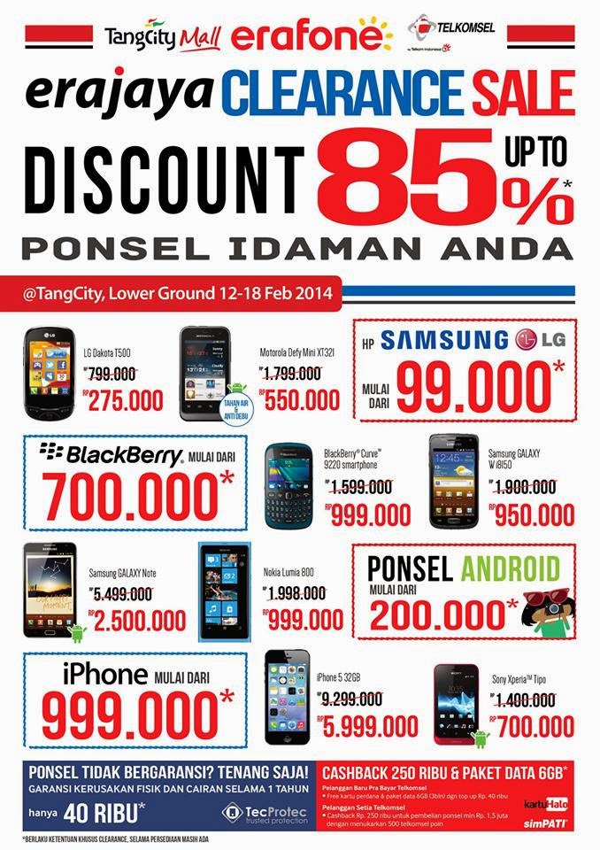Clearance Sale ERAJAYA Is Back! Banting Harga Hingga 85% di TangCity