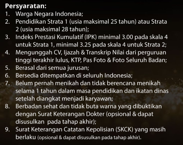 Rekrutmen MDP PT. Pegadaian (Persero)