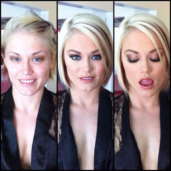 *** PORNSTAR BEFORE AND AFTER MAKEUP *** &#91;PORN MANIAC COME IN - NO BB&#93; 