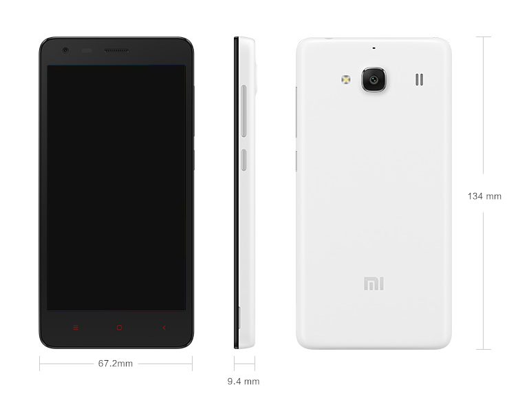 Xiaomi Mi Redmi 2 - 8 GB - Putih : Temukan penawaran terbaik di sini!