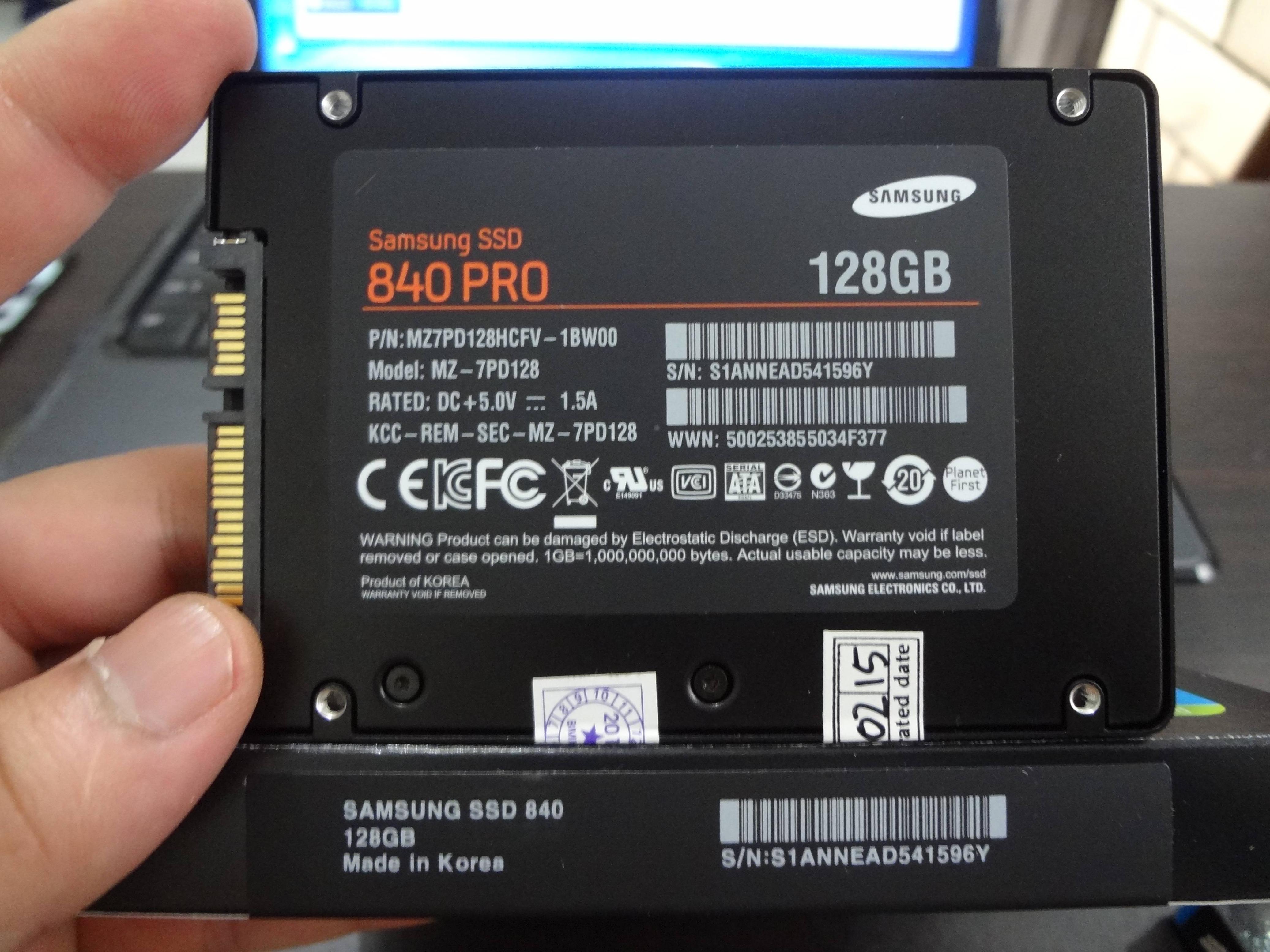 Samsung - SSD 840 Pro 128GB - MURAH GAN !!