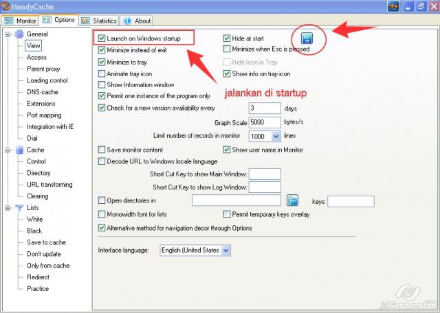 HandyCache - internet lebih hemat dan cepat
