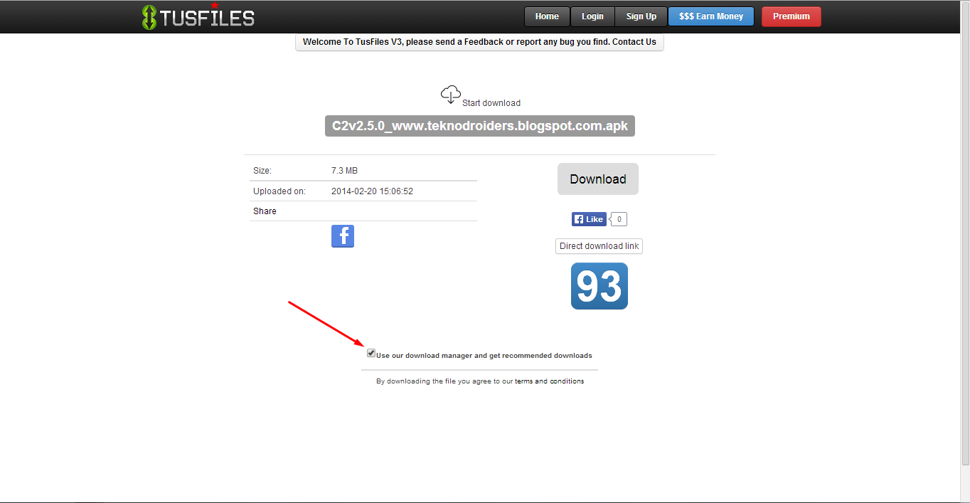 Cara Mendownload File di Tusfile Tampilan Baru