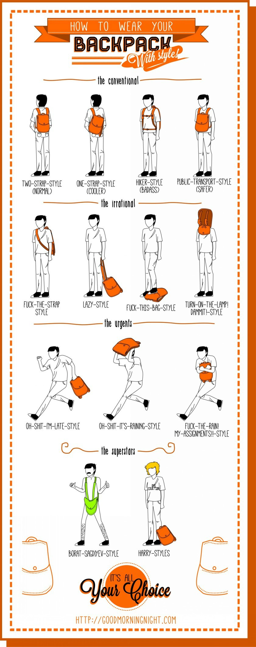 Cara Cara Menggunakan Tas Paling Unik! KREATIF GAN!!