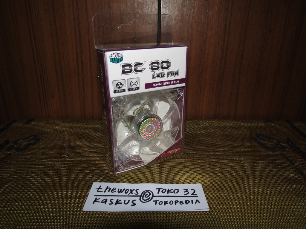 Jual Cooler Master BC 80, Fan / Kipas Casing Komputer 8 MM / 8 CM 1800 RPM - Bandung