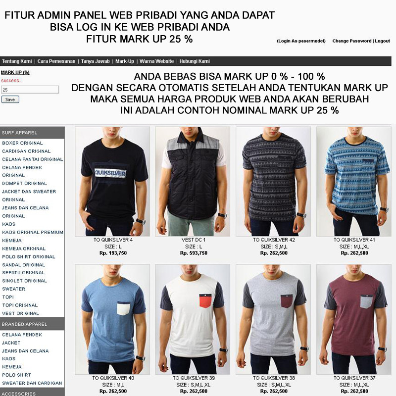 FITUR WEB MARK UP