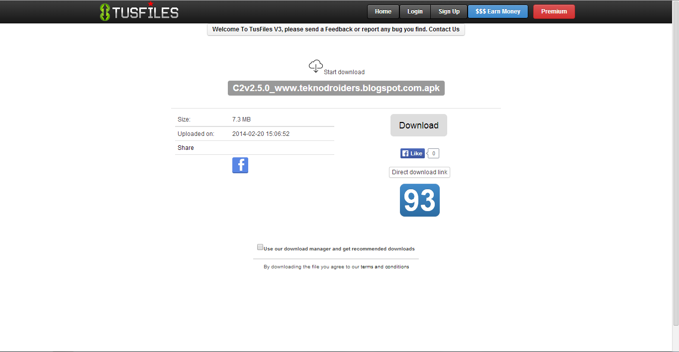 Cara Mendownload File di Tusfile Tampilan Baru