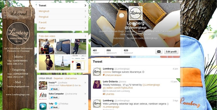 Kumpulan Account Twitter Dengan Background Unik &#91;Pake PC Masuk&#93;
