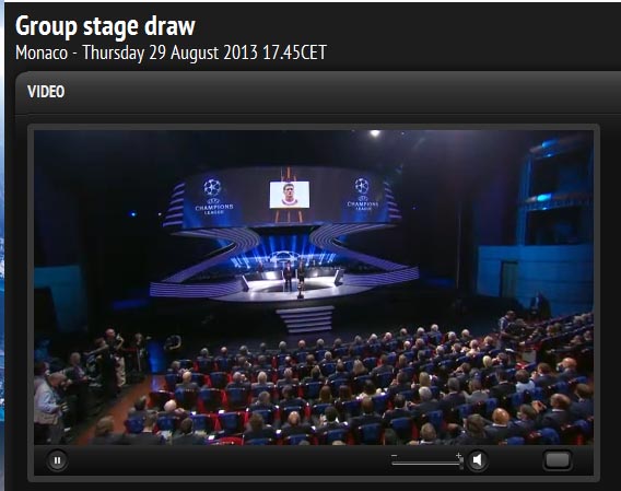 Hasil Pengundian Fase Grup CHAMPIONS LEAGUE 2013/2014