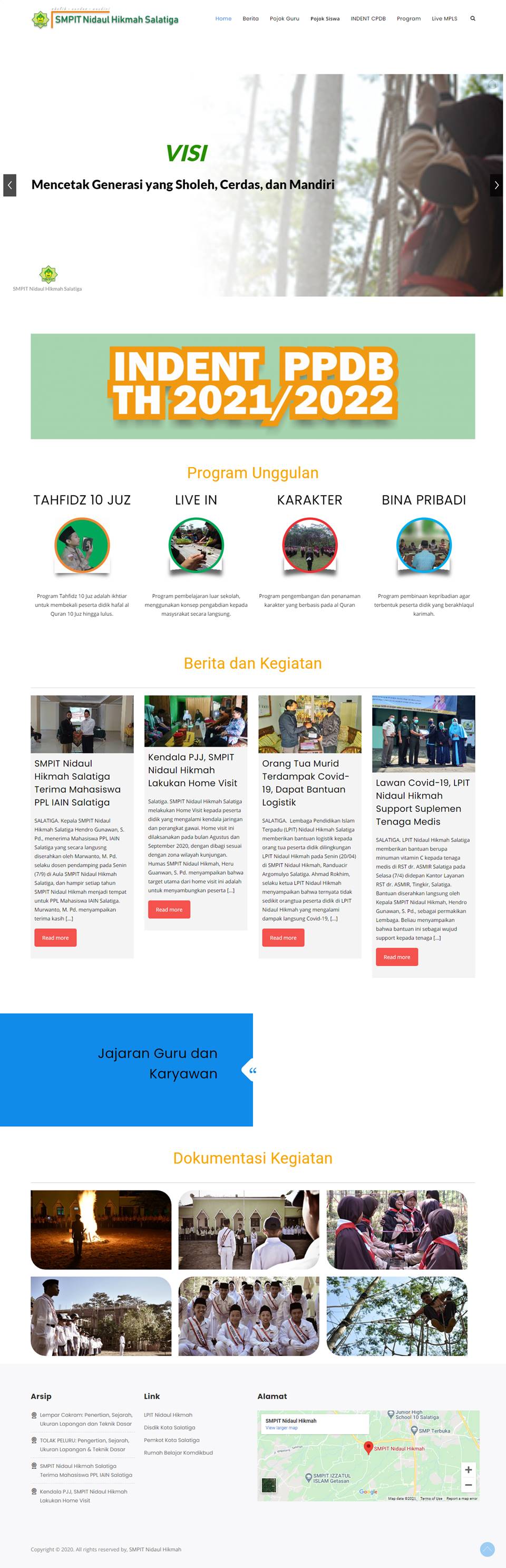 25 Contoh Web Profil Sekolah Lengkap Dari SD Sampai SMK