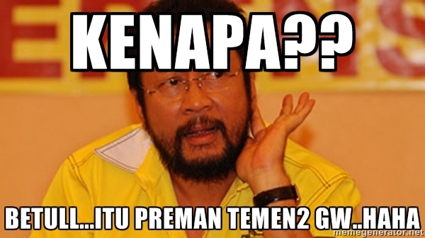 MEME 'Premanisme' Ala Yorrys Raweyai Ramai di Dunia Maya