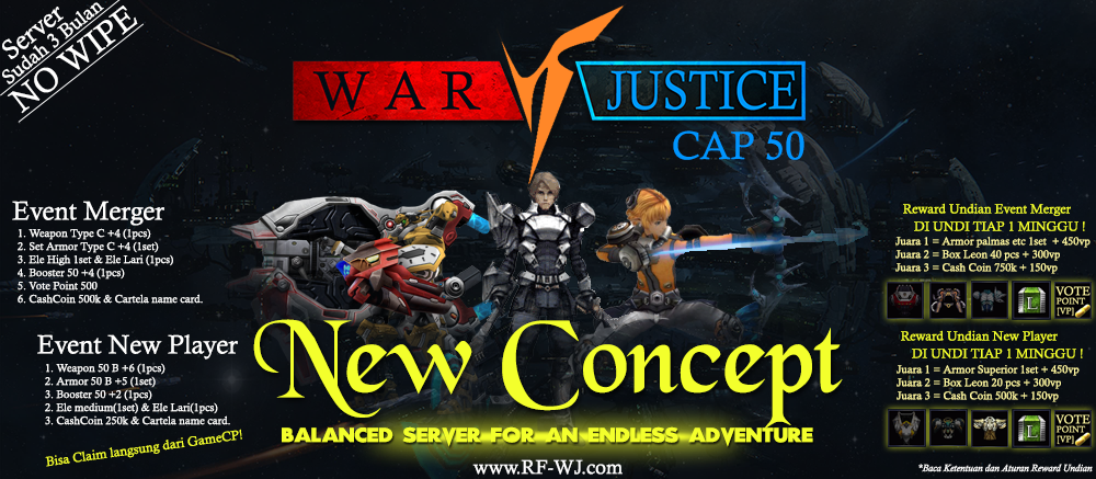 rf-war-justice--new-concept--balanced-server-for-an-endless-adventure