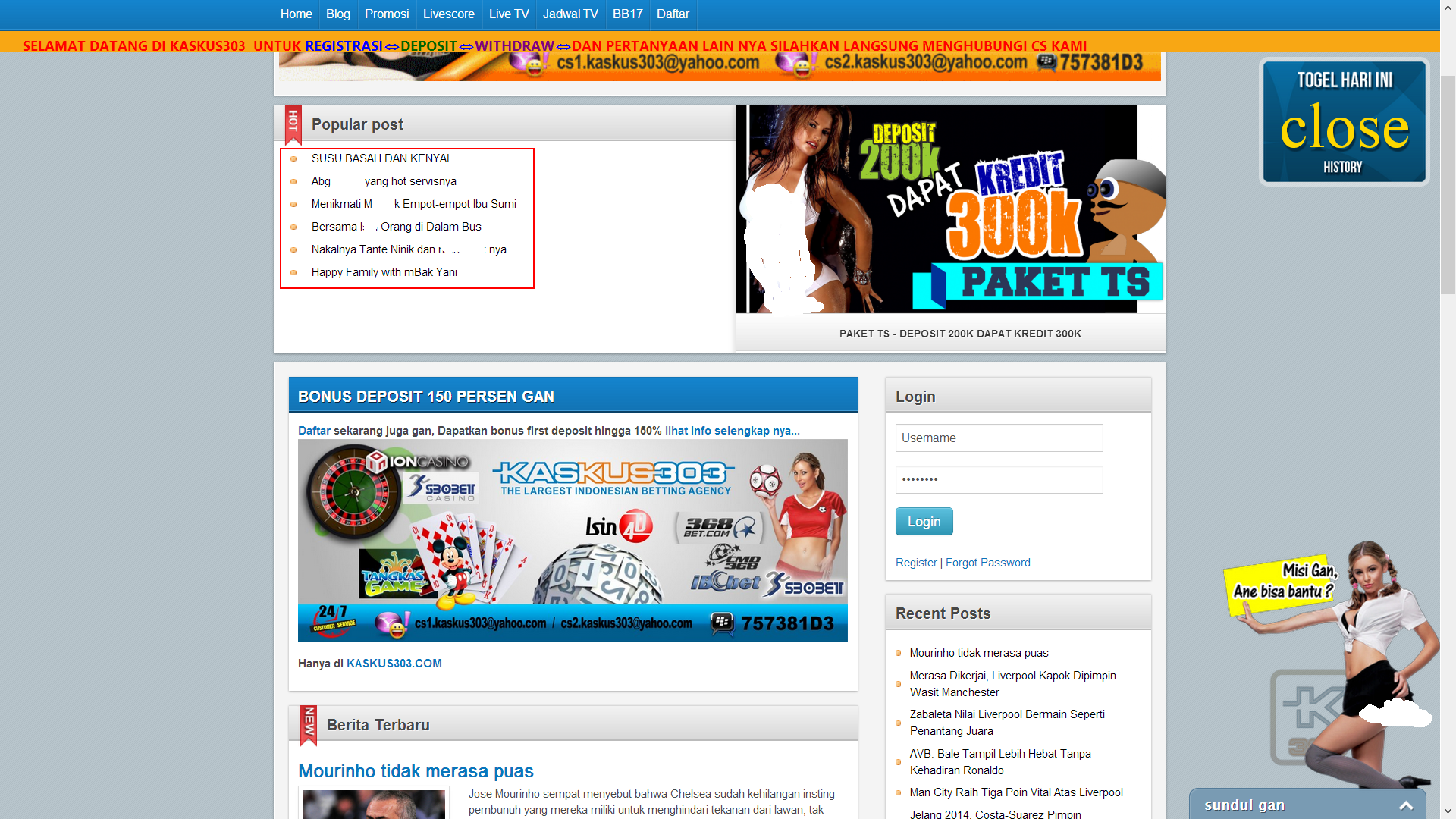 kaskus beranak