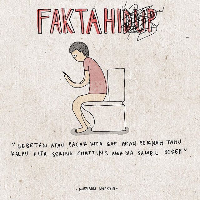 Ilustrasi Kocak 'fakta hidup' Yang Bikin Kamu Tersenyum