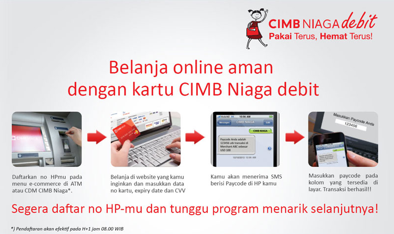 Diskusi Debit CIMB Niaga transaksi eCommerce 3D secure