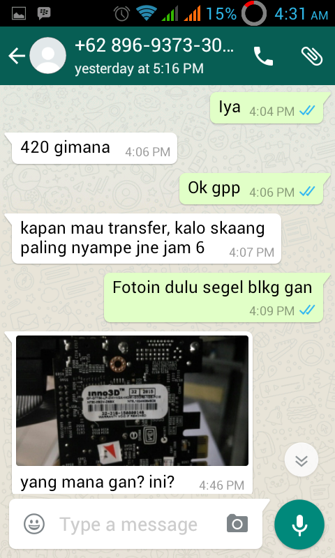 Penipuan Jual Beli VGA ( no rek bca 5350151992 atas nama yudha purwanto )