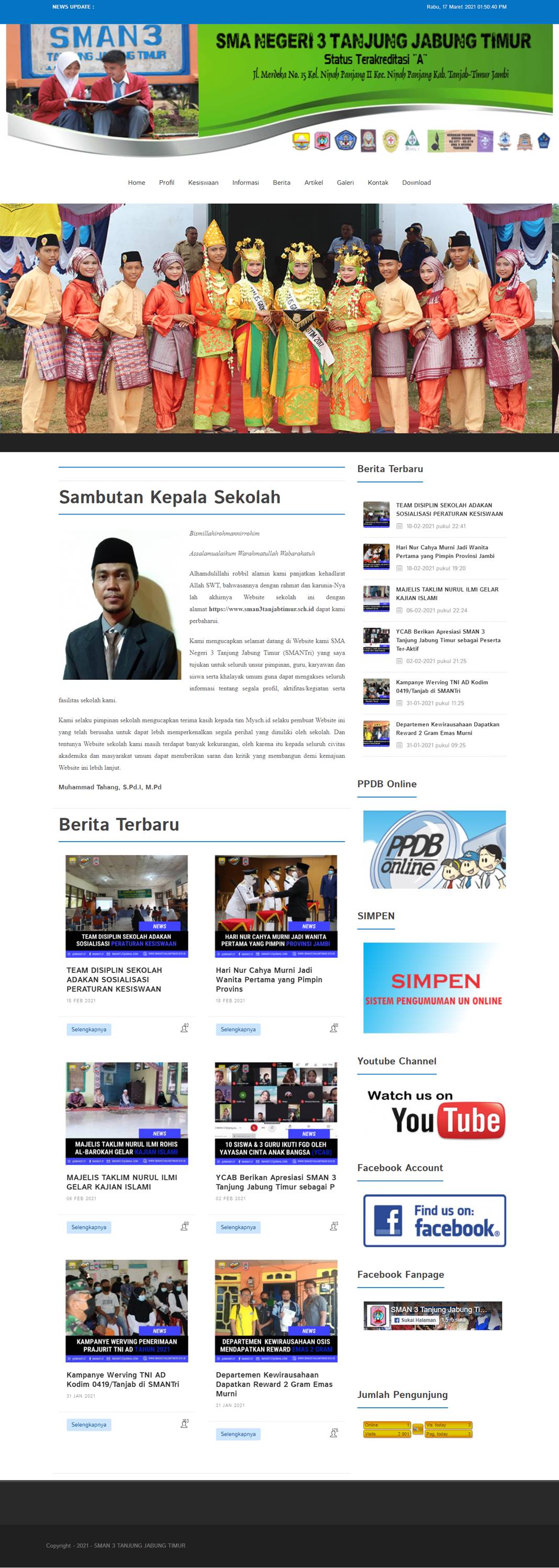 25 Contoh Web Profil Sekolah Lengkap Dari SD Sampai SMK