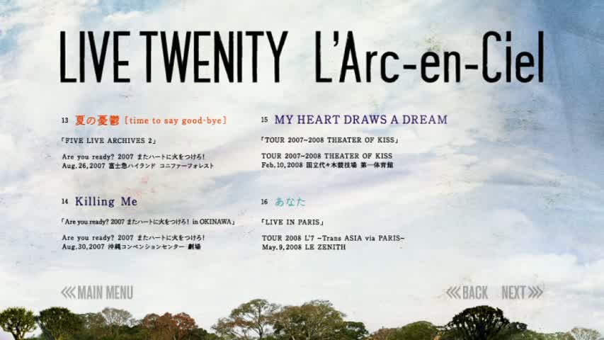 &#91;SHARE NEWS + Download&#93; 20Th L&#039;Arc En Ciel Live Twenity DVD