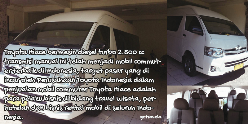 Sewa Toyota Hiace Bali | Harga Promo Hiace & Friendly Driver