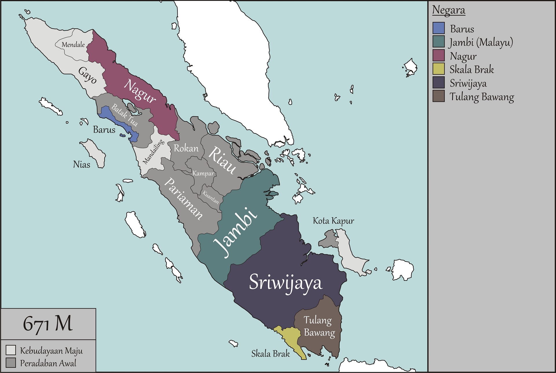 Kronologi Sejarah Pulau Sumatra (75.000 SM - 2017)