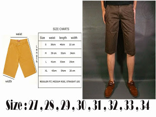Jual Chino Regular/Slimfit Panjang/Pendek Muraaaah!