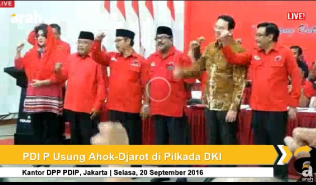 Akhirnya Megawati Pilih Ahok di Pilgub DKI 2017