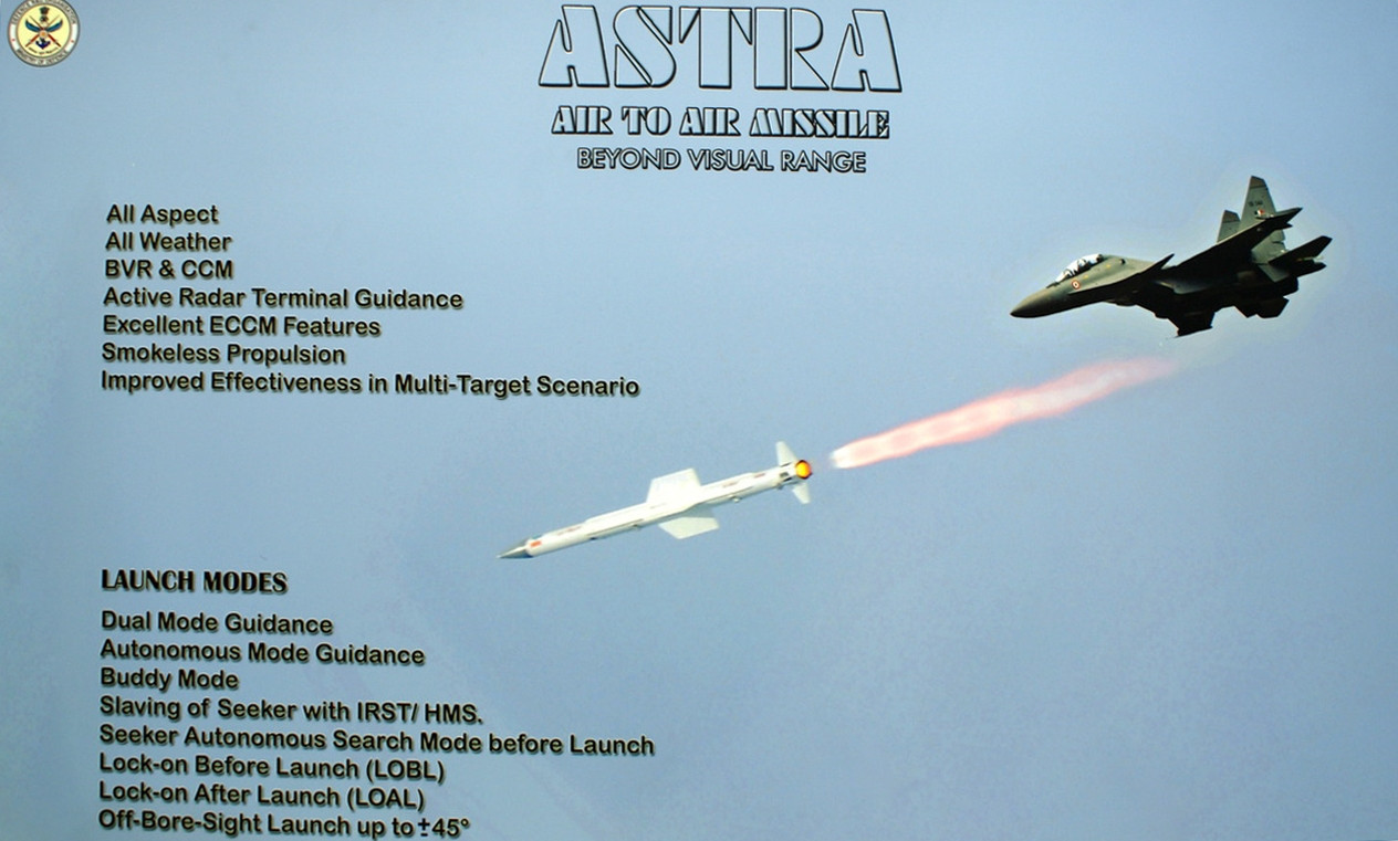 (Kabar Baik) Successful test for the Indian ASTRA BVR missile