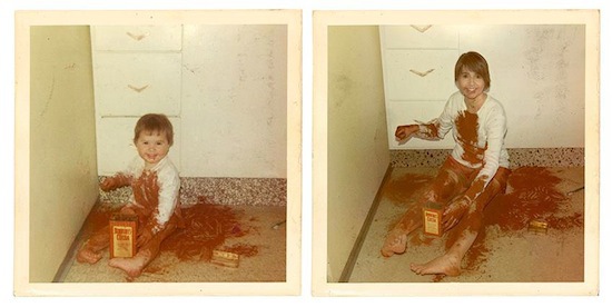 UNIK FOTO MASIH KECIL DI RECREATE SAAT DEWASA 