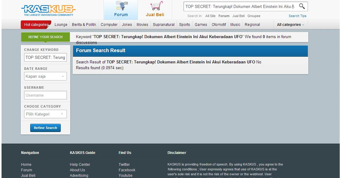 TOP SECRET: Terungkap! Dokumen Albert Einstein Ini Akui Keberadaan UFO