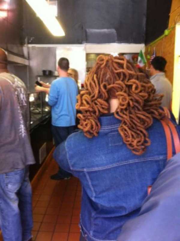 Model gaya rambut orang yang super.... Gila!