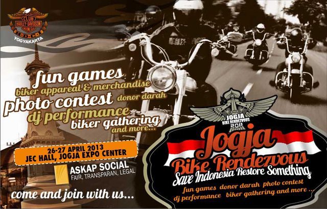 Jogja Bike Rendezvous - Event Terbesar Komunitas Harley Davidson &#91;Live Update&#93;