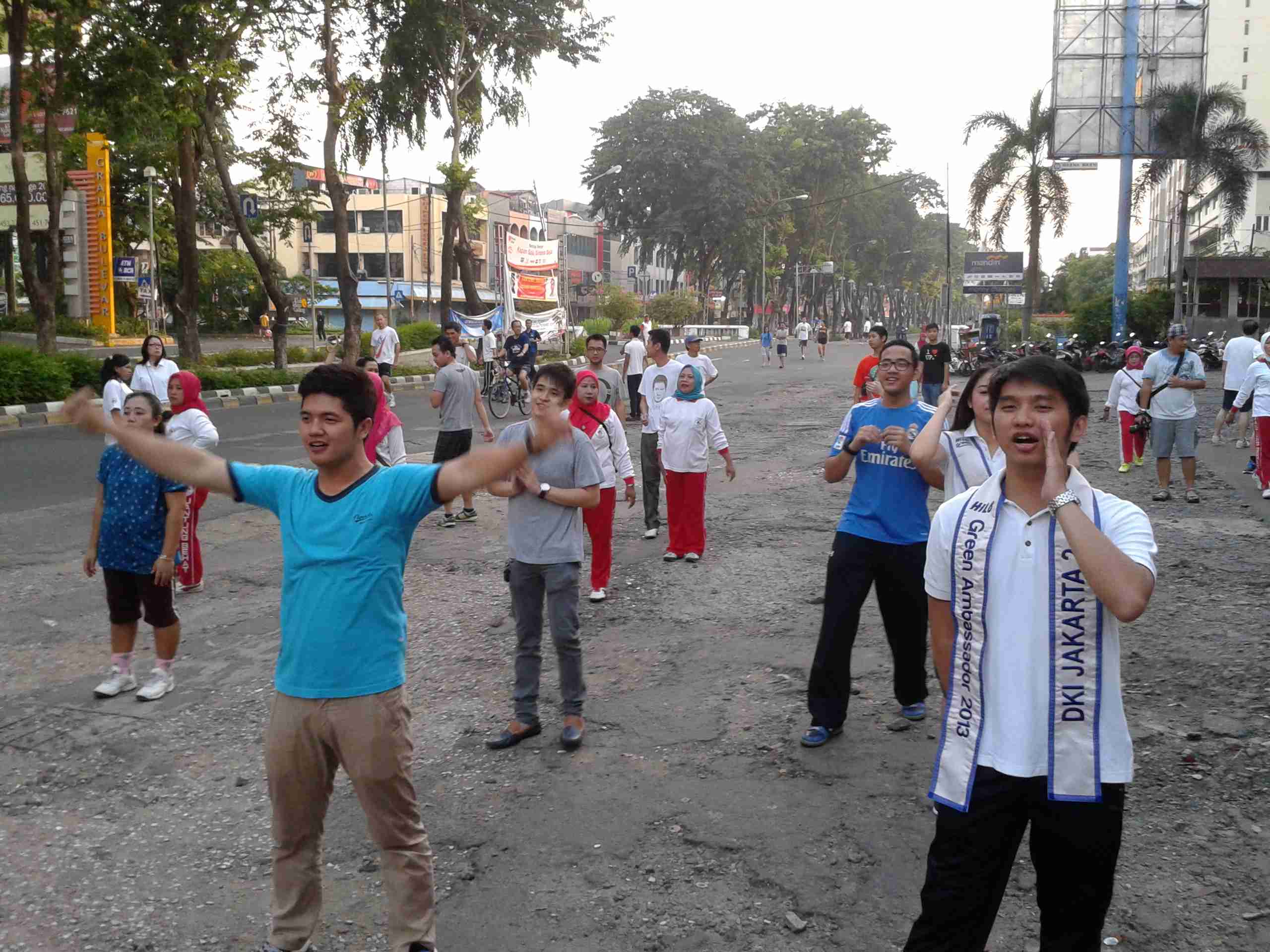 &#91;FR&#93; Car Free Day Collaboration w/ Earth Hour, KJI, HiLo Jakarta | 18 Agt '13