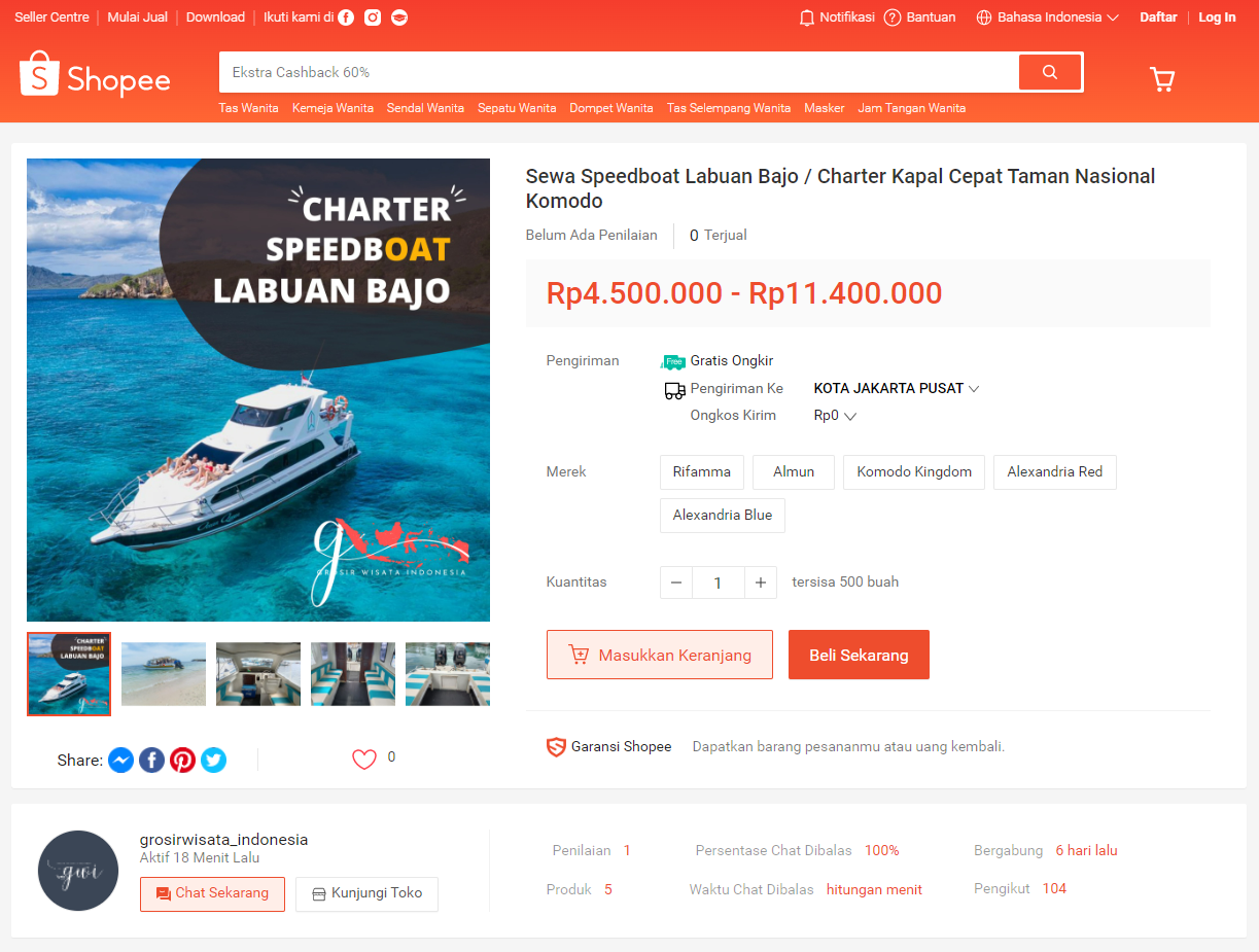 Open Day Trip Labuan Bajo Komodo Island