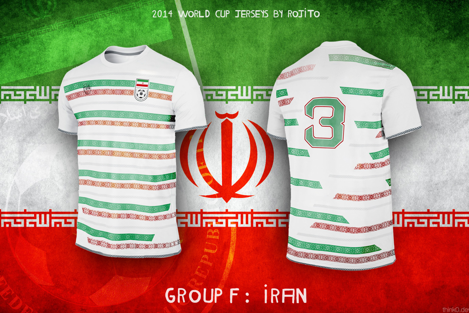 Jersey Alternatif Tim-Tim Peserta Piala Dunia 2014