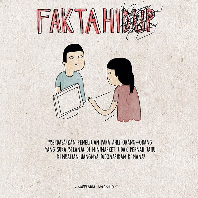 Ilustrasi Kocak 'fakta hidup' Yang Bikin Kamu Tersenyum